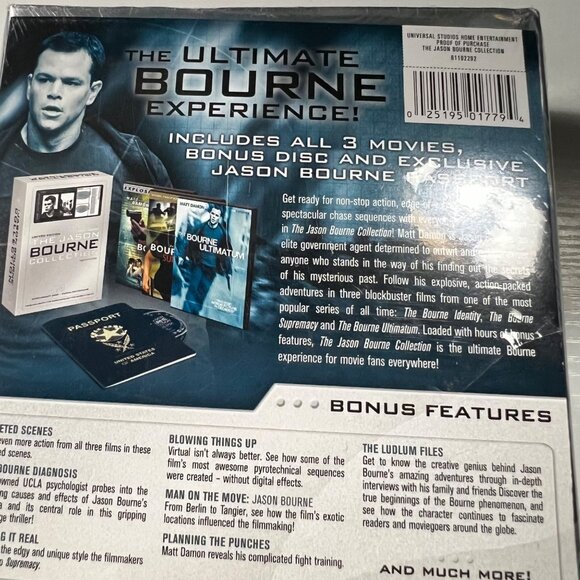 The‎ Jason Bourne Collection DVD Box Set - Picture 4 of 5